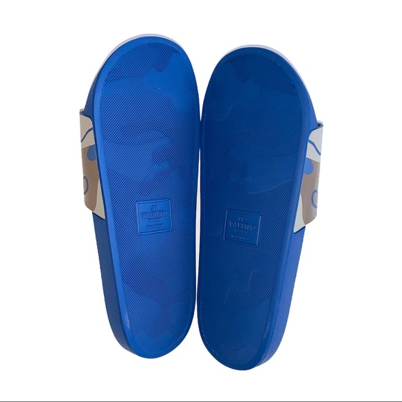 NEW Valentino Camo Print Slides - Picture 6 of 11